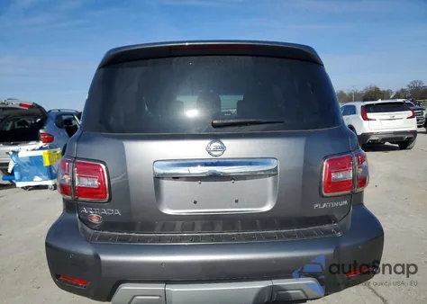 2017 Nissan Armada Sv из США, поврежденный, VIN JN8AY2NC1H9509182